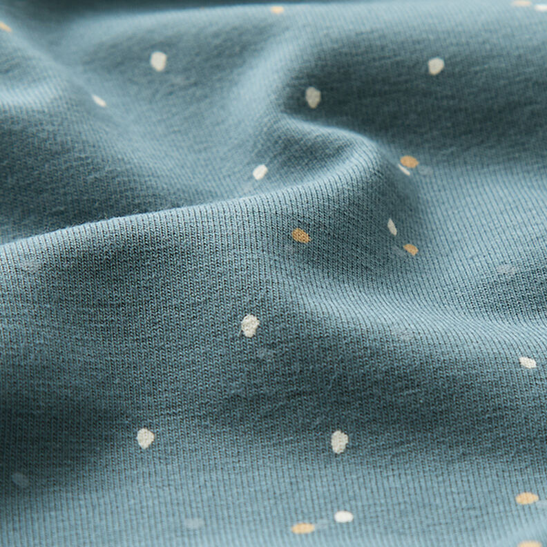 Tela de jersey de algodón Toques irregulares  – azul vaquero,  image number 2