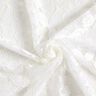 Encaje elástico Flores y hojas – blanco lana,  thumbnail number 4