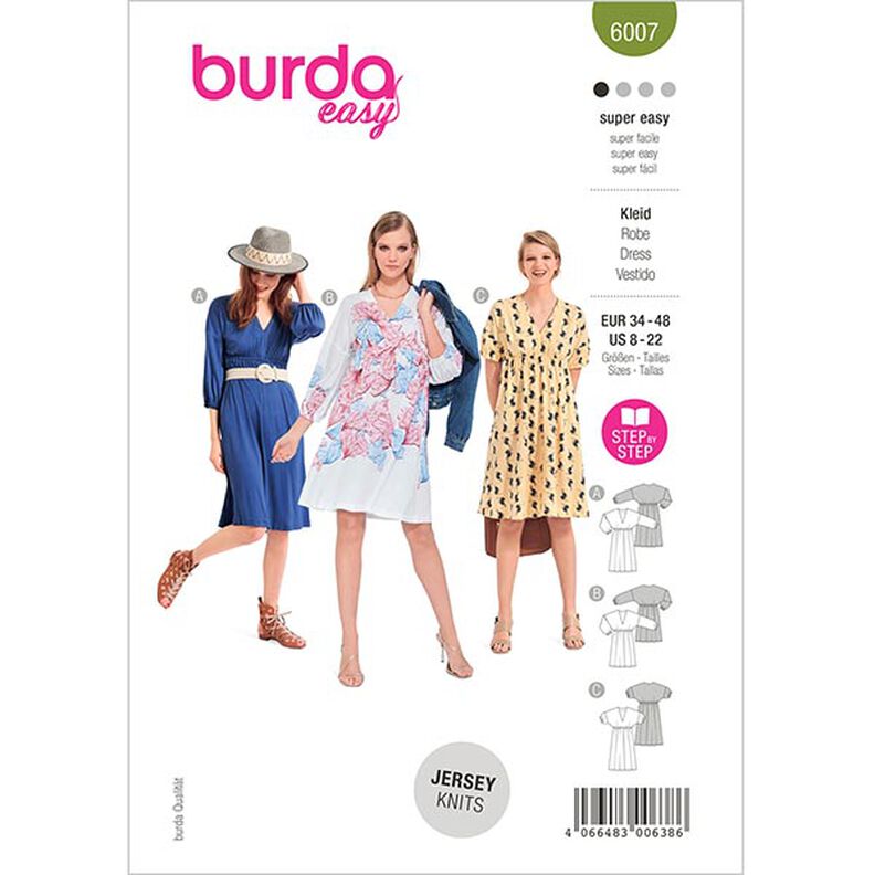 Vestido de verano, Burda 6007 | 34 - 48,  image number 1