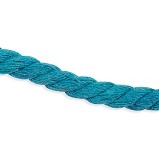 Cordel de algodón [ Ø 8 mm ] – azul turquesa, 