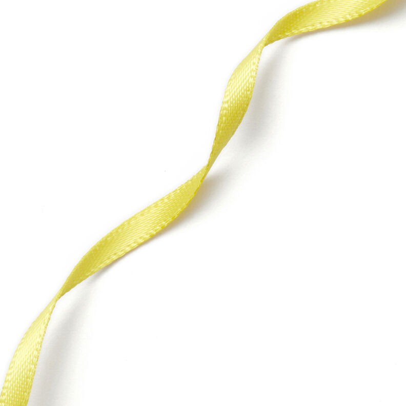 Cinta de satén [3 mm] – amarillo limón,  image number 3