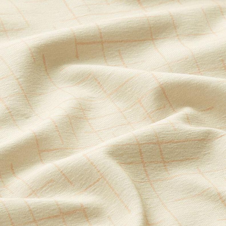 Punto de algodón cuadros interrumpidos – crema,  image number 2