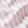 Tela decorativa Panama media Rayas verticales – rosado/blanco,  thumbnail number 2