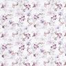 Tela decorativa Popelina de algodón Mariposas y orquídeas – violeta pastel,  thumbnail number 1