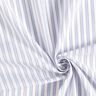 Tela de algodón rayas bicolor – blanco/azul claro,  thumbnail number 3
