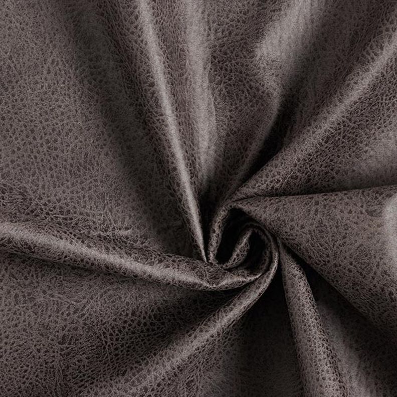 Tela de tapicería Imitación de piel – gris oscuro,  image number 1
