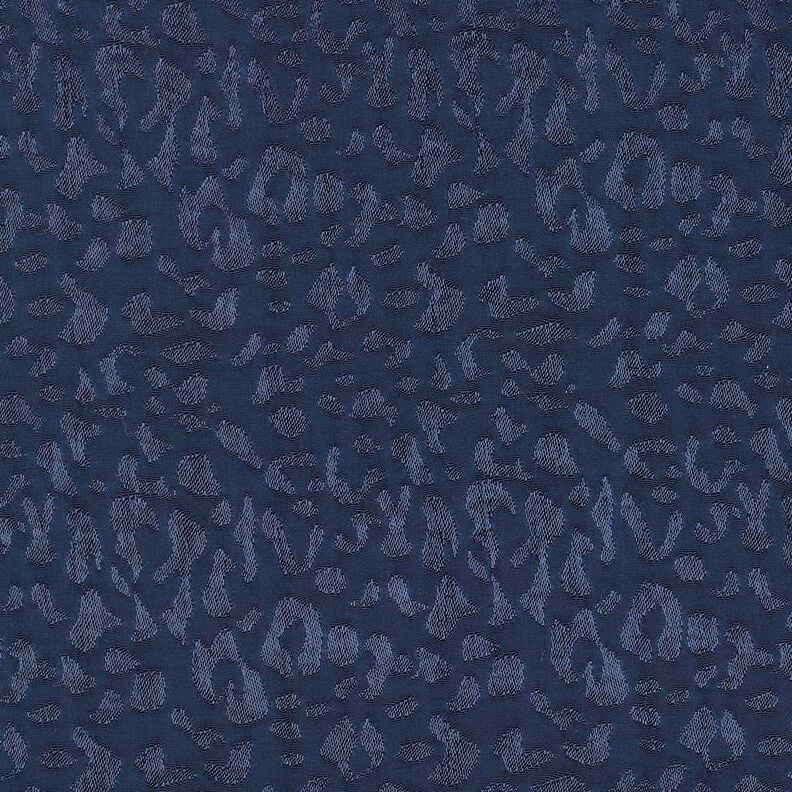 Tela de viscosa leopardo – azul noche,  image number 1