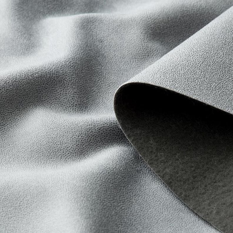 Tela de tapicería Aspecto de piel de ultramicrofibra – gris,  image number 3