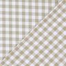 Tela de algodón Vichy - 1 cm – marrón claro,  thumbnail number 3