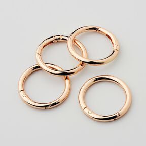 Anillo O [4 pz. | Ø 32 mm] – oro metalizado, 