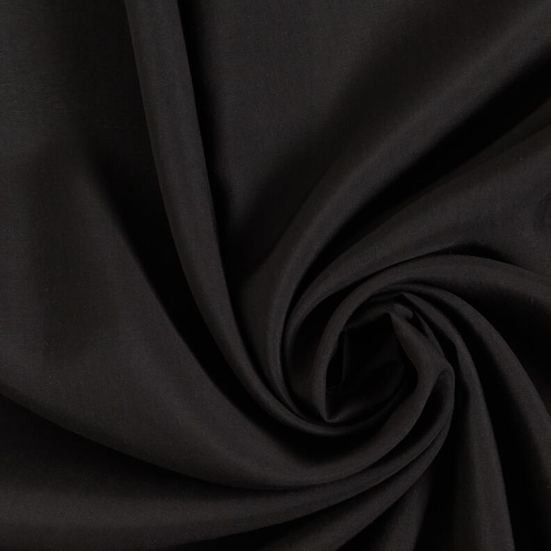 Tejido de blusa mezcla lyocell – negro,  image number 1