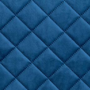 Tela de tapicería Terciopelo Tela acolchada – azul marino, 