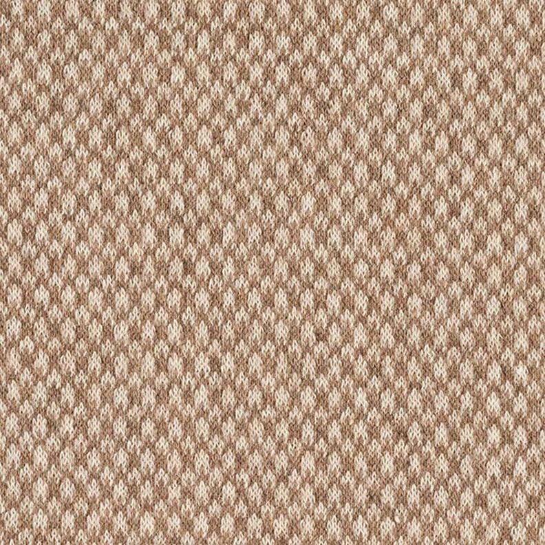 Mezcla de lana de punto estampado pavo real – anémona,  image number 1
