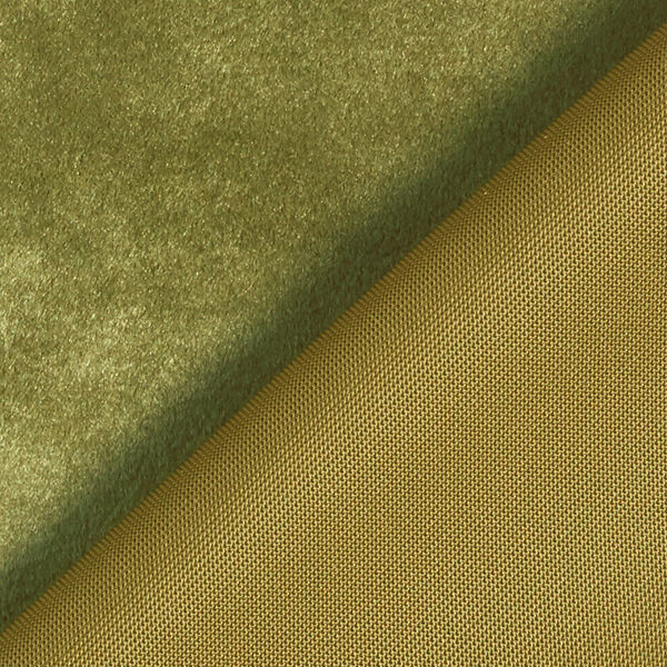 Tela decorativa terciopelo – oliva,  image number 3