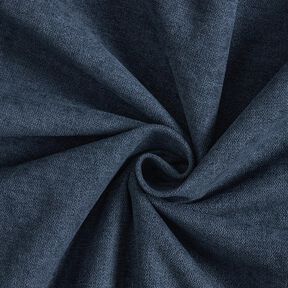 Tela de tapicería Clásico Uni – azul negro | Retazo 80cm, 