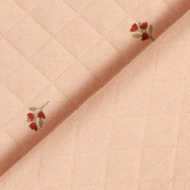 Tela de doble cara Tela de jersey Ramo de flores – rosado,  image number 4