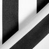 Poliéster satinado rayas verticales anchas – negro/blanco,  thumbnail number 4
