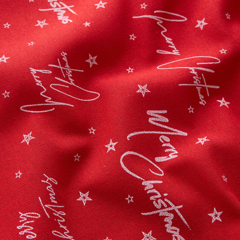 Tela decorativa Lona Felices Fiestas – rojo/blanco,  image number 2