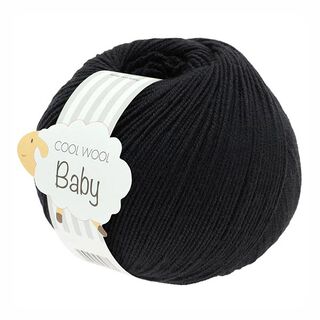 Cool Wool Baby, 50g | Lana Grossa – negro, 