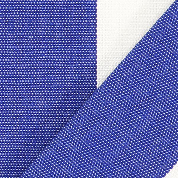 Tela de toldo a rayas – blanco/azul real,  image number 3