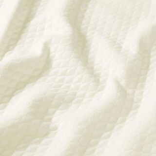Jersey de tela acolchada – blanco lana, 