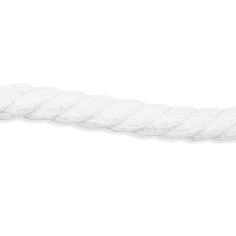 Cordel de algodón [ Ø 8 mm ] – blanco,  image number 1