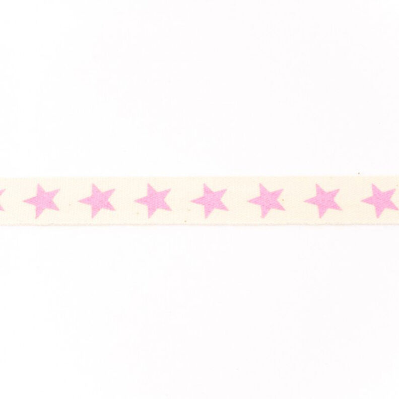 Cinta para tejer Algodón Estrellas – rosa,  image number 1