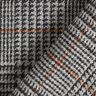 Tela de lana Príncipe de Gales – gris oscuro/naranja,  thumbnail number 6