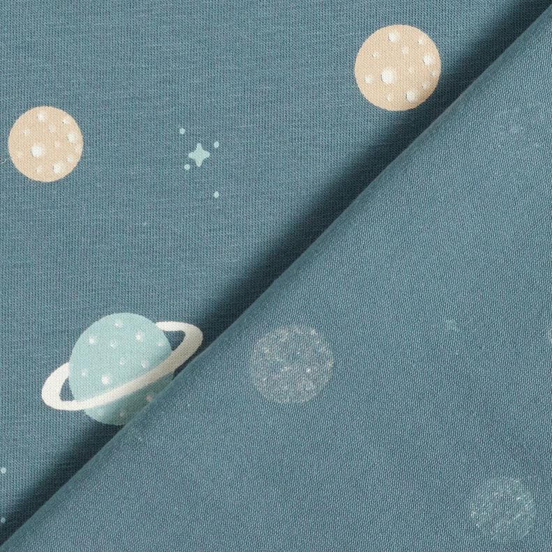Tela de jersey de algod&oacute;n Planetas &ndash; azul,  image number 4