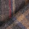 Mezcla de lana virgen a cuadros – marrón oscuro,  thumbnail number 6