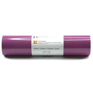 Lámina de vinilo autoadhesiva brilloso [21cm x 3m] – violeta, 