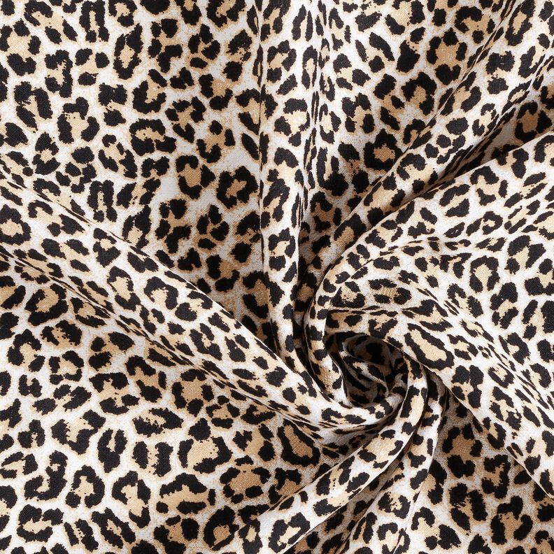 Mezcla viscosa estampado leopardo – beige,  image number 3