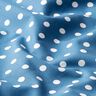Popelina de algodón puntos grandes – azul vaquero/blanco,  thumbnail number 2