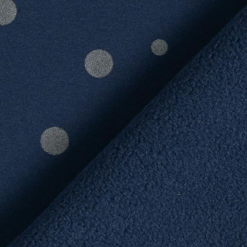 Tejido Softshell Puntos reflectores – azul marino,  image number 5
