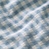 Tela de algodón con estructura a cuadros – blanco/azul claro,  thumbnail number 2