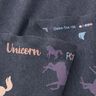 Tela de jersey de algodón Unicornios – azul marino,  thumbnail number 3