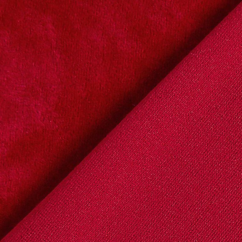 Terciopelo Stretch Tela de niqui – rojo,  image number 3