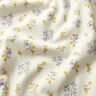 Tela de algodón Cretona Mini flores – crema/lila,  thumbnail number 2