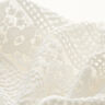 Encaje elástico rayas y flores – blanco lana,  thumbnail number 5