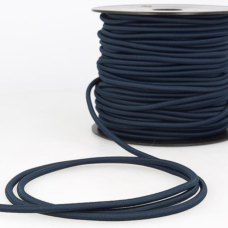Exterior Cordón de goma [Ø 5 mm] – azul marino,  image number 1