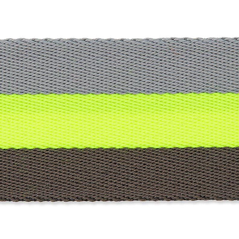 Asa para bolsa Neón [ 40 mm ] – amarillo neon/gris,  image number 1