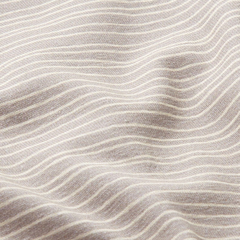 Punto de algodón rayas estrechas – gris claro,  image number 2