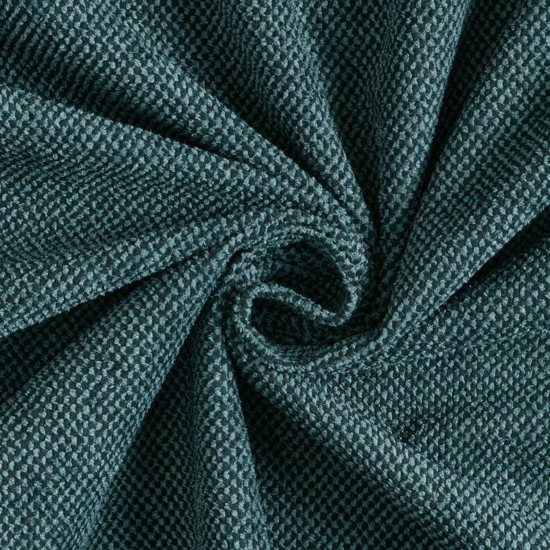 Tela de tapicería Melange suave – abeto azul,  image number 1