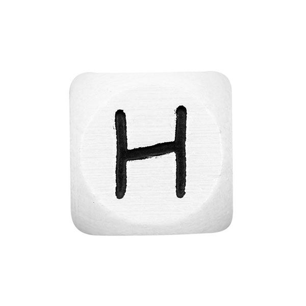 Letras de madera H – blanco | Rico Design,  image number 1