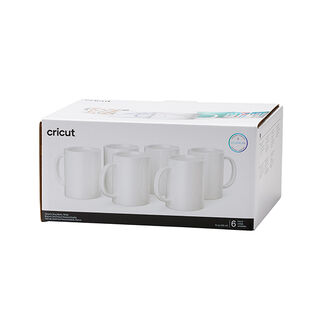 Vasos de sublimación Cricut [ 350 ml ] [ 6Unidad ] – blanco, 