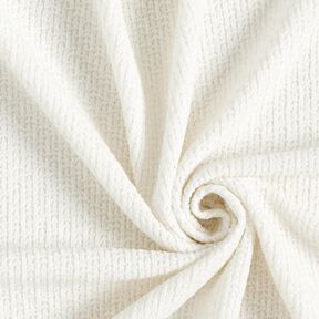 Chenilla Jacquard de punto Brillante – marfil/plata metalizada, 