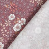 Tela de jersey de algodón Prado con flores – rosa viejo oscuro,  thumbnail number 4