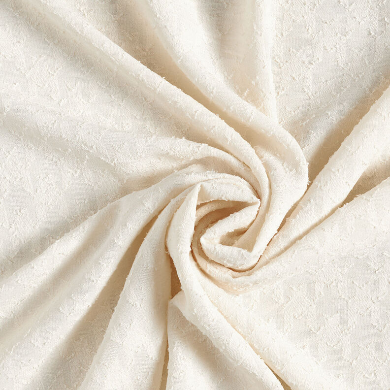 Jacquard Dobby pata de gallo – blanco lana,  image number 5
