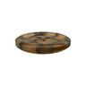 Botón de poliéster 4 agujeros Recycling – bronce/marrón oscuro,  thumbnail number 2