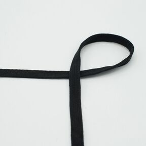 Cordón plano Sudadera Algodón [15 mm] – negro, 